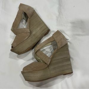 Michael Michael Kors Suede Wedges